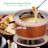 NutriChef 1 Quart Stainless Steel Fondue Set
