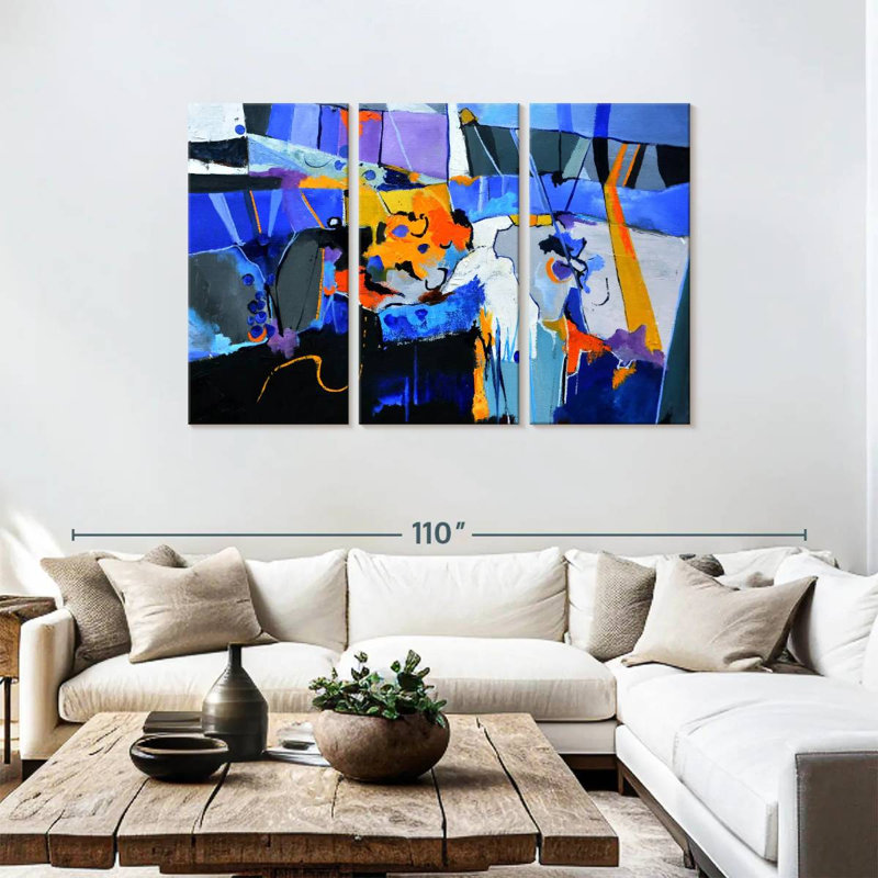 Avery Smile Abstract, H 48 po x l 74 po