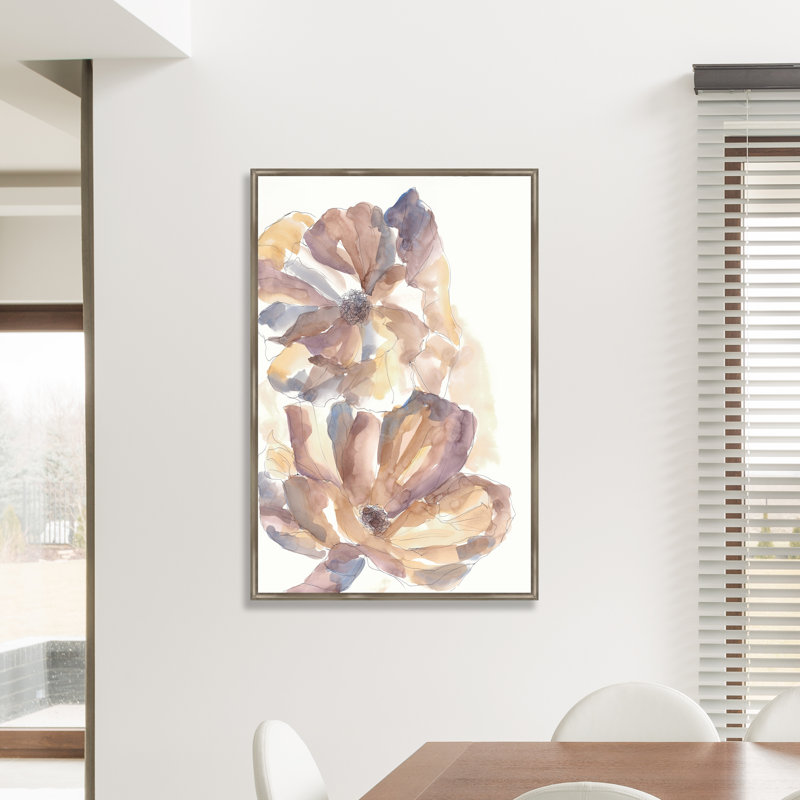 la Floraison IV Framed Painting Canvas