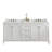 Bernardo Queen 72" Sink Carrara Quartz Countertop Bath Vanity with Faucet-83252363-83252360