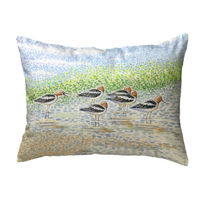 No Decorative Addition Outdoor Reversible Throw Pillow