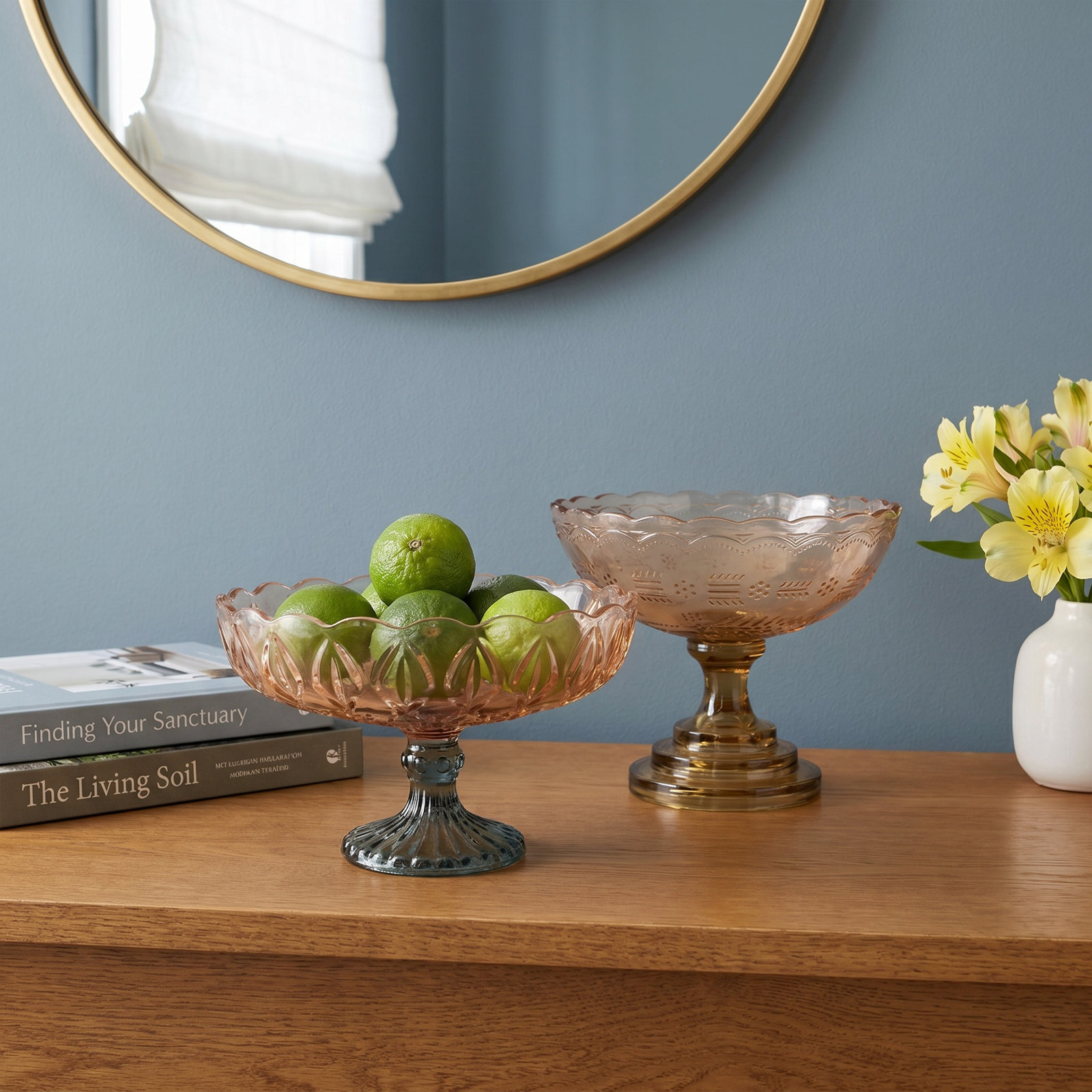 Glass Decorative Bowl Set