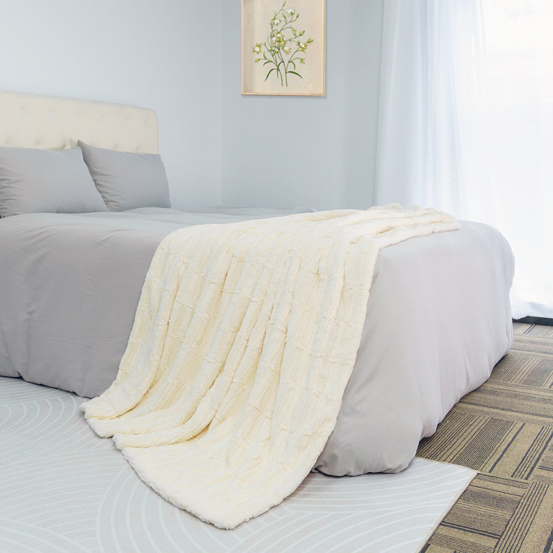 Throw Blanket, Ivory