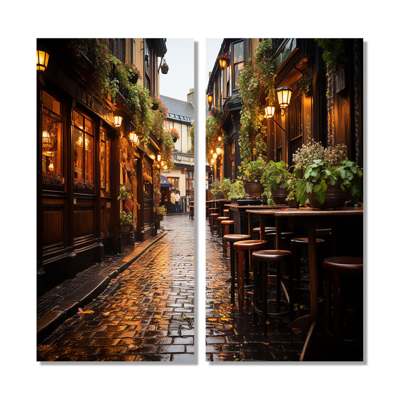 Irlande, Traditions irlandaises II - art mural traditionnel vert, H 32 po x l 32 po, Toile tendue, Ne s’applique pas