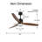 Benardo 52 inch Outdoor Indoor Wood Ceiling Fan with Lights and Remote, Modern Reversible Ceiling Fan for Patio