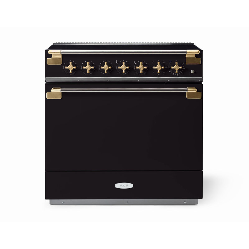 Elise 36" Induction Range, Matte Black