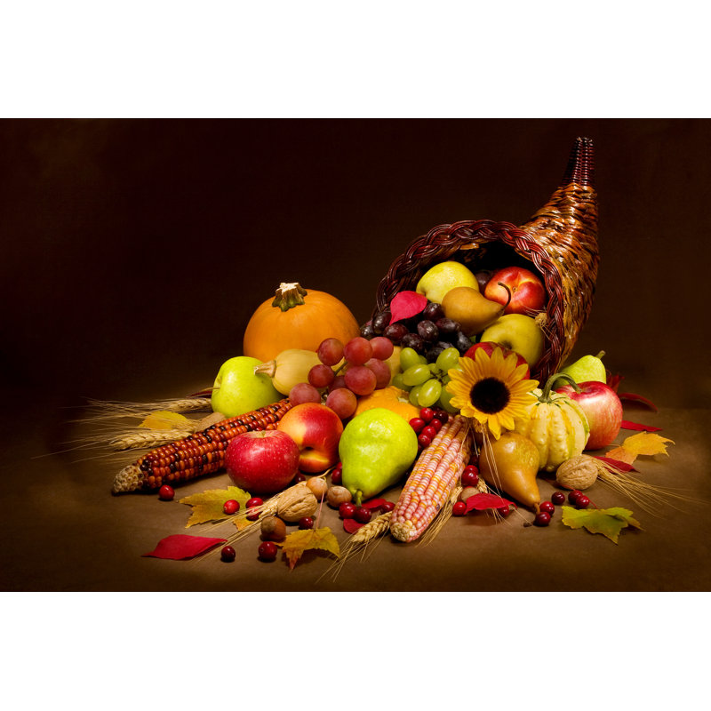 Cornucopia - Wrapped Canvas Print, 30cm H x 46cm W x 3.8cm D