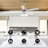 Hotwells 52'' Ceiling Fan with Light Kit-1926195138