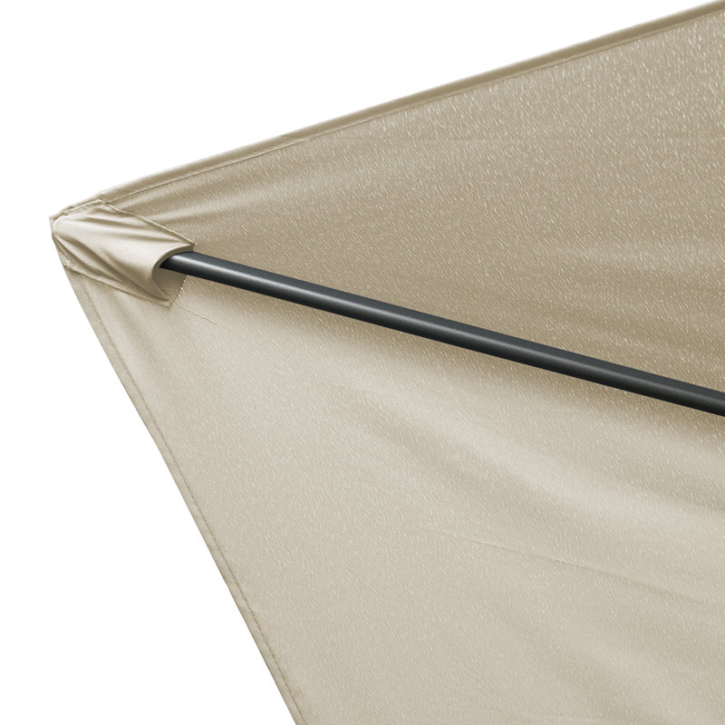 Ponce 3m Traditional Parasol Cream