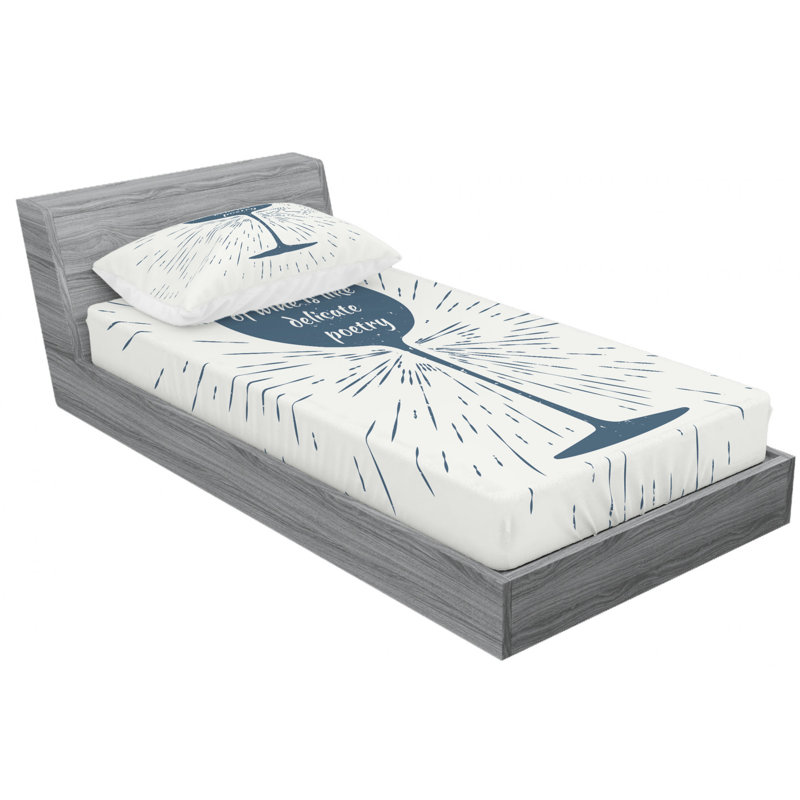 Microfiber Sheet Set, Twin XL Sheet Set with Fitted Sheet
