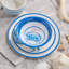 Plongez dans la cuisine côtière: ensemble de 6 assiettes en mélamine crabe Beach House - ensemble de 6, charme nautique vibrant, durable, léger et lavable au lave-vaisselle
