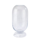 Ashton Vase-Clear Seeded-Short