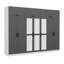 Elina 7 Door Manufactured Wood Wardrobe-99234281-99234285