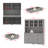 76" Tall Freestanding Pantry Cabinet Kitchen Pantry Storage Cabinet