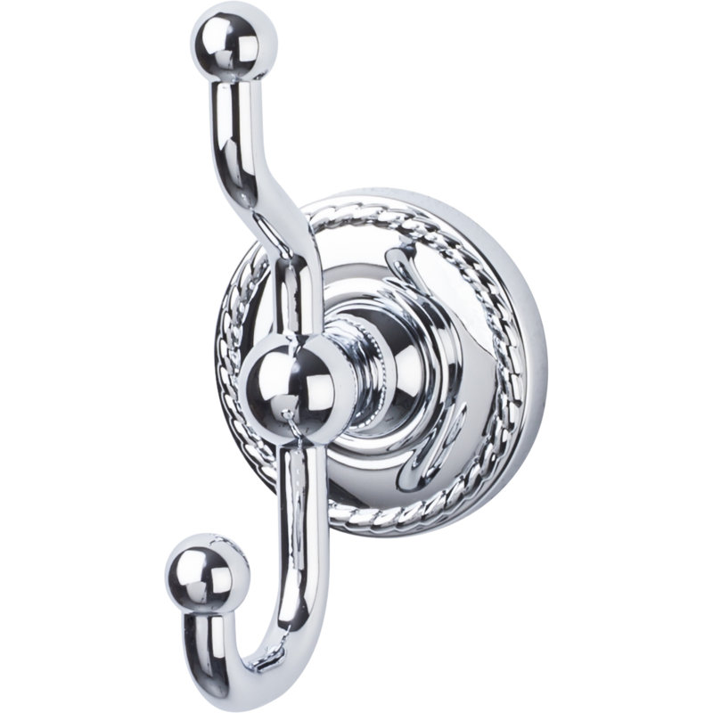 Edwardian Bath Wall Mounted Rope Hooks, Polished Chrome