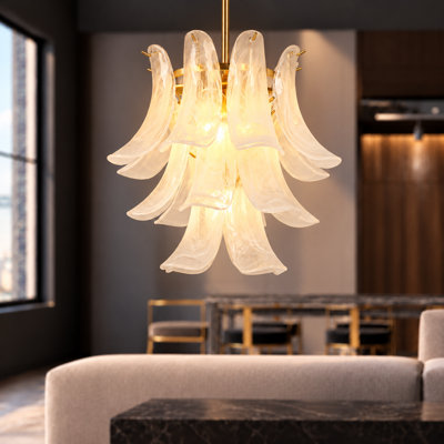 Kethe 4-Light Dimmable Tired Chandelier