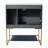 Millur 30'' Single Bathroom Vanity with Resin  Basin Top,2 Soft Close Doors and Open Shelf-499669202-499669201