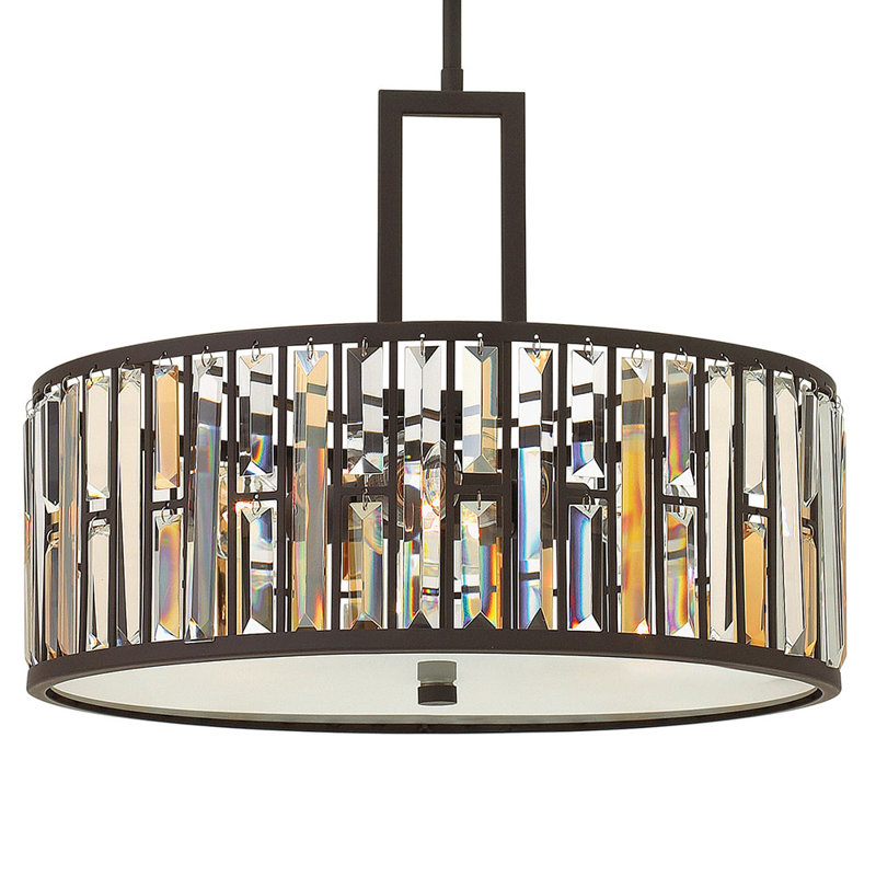 Gemma 3-Light Outdoor Pendant, Bronze