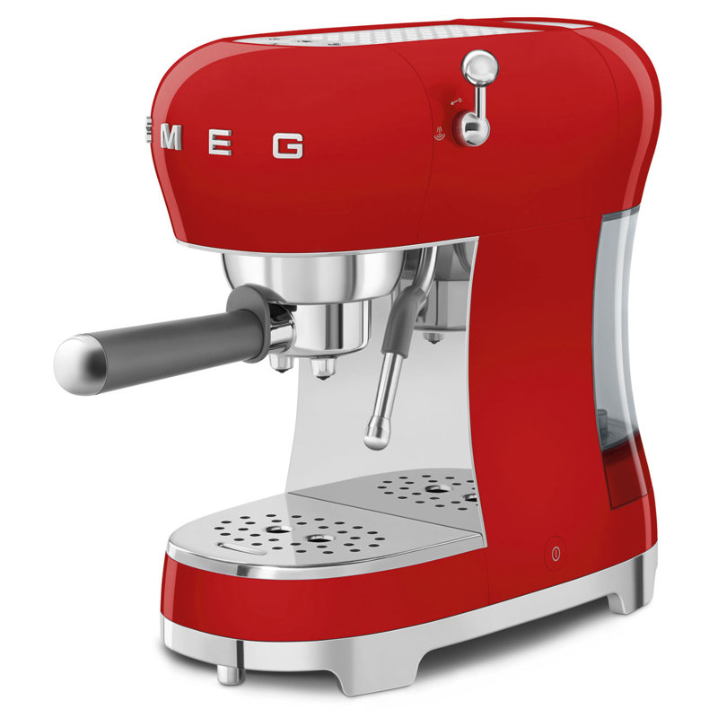 Manual Espresso Machine, Red