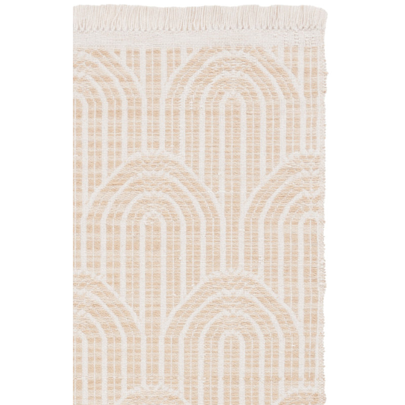 Koletyn Hand Woven Wool Abstract Rug, Rectangle 6' x 9'
