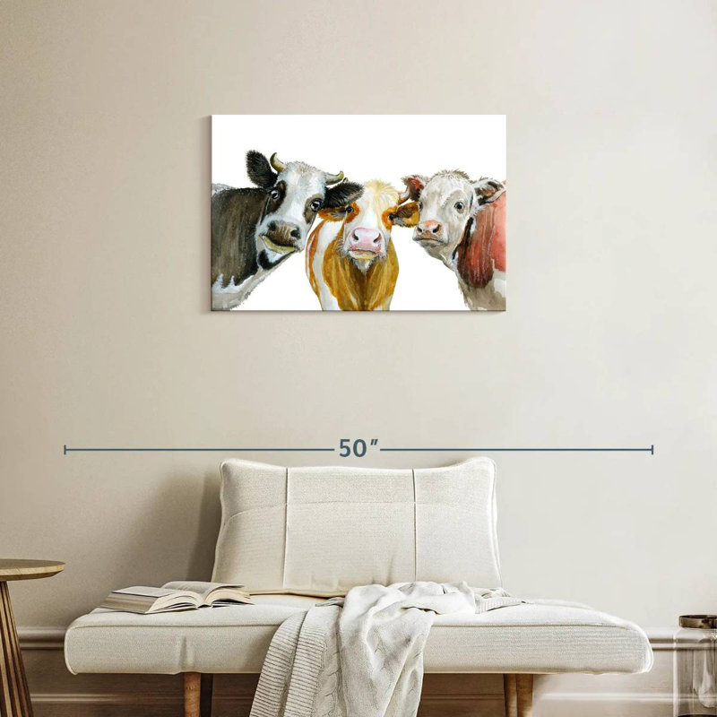 Brampt Cows, 20" H x 30" W