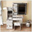 Tabouret de salle de bain 4 tiroirs