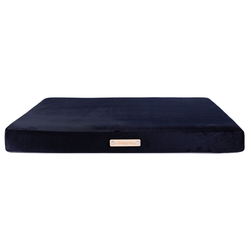 Orthopedic Polyester Pet Bed, 11cm H x 120cm W x 100cm D, Black