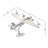 Bullard Aluminum Metal Airplane Decorative Silver Sculpture