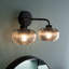 Adelea Glass Armed Sconce-1215673444