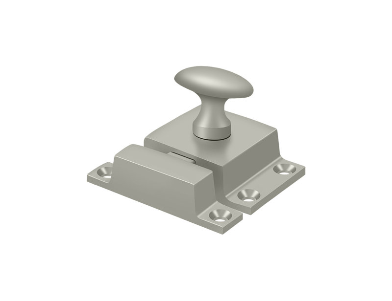 Deltana CL1532U5 Cabinet Lock; 1-1/5" x 1-4/5"; Antique Brass Finish, Satin Nickel