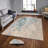 Stylish Woven Carpet (4.6 x 7.2 Feet), 100% Polyester, 0.4 in Pile Height | Antibacterial, Non-Slip Underside, Machine Washable | 3D Digital Print Design | Perfect for Living Room, Bedroom, & Dining Areas-1990177072