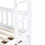 Lit double superposé double avec 2 tiroirs en blanc - détachable, bois d'hévéa de qualité, mesures en bois blanc, conception détachable,-1889220655