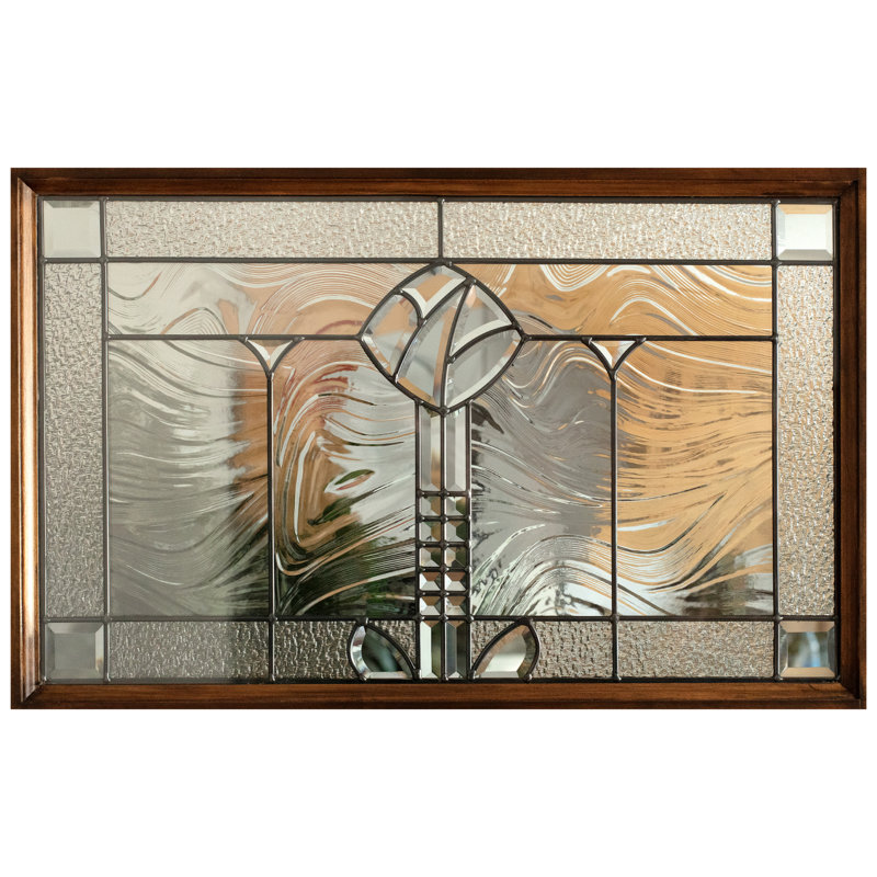 Porte d'entrée en acajou brut