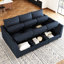 Canapé modulaire en L 7 pièces Allinson-101644911