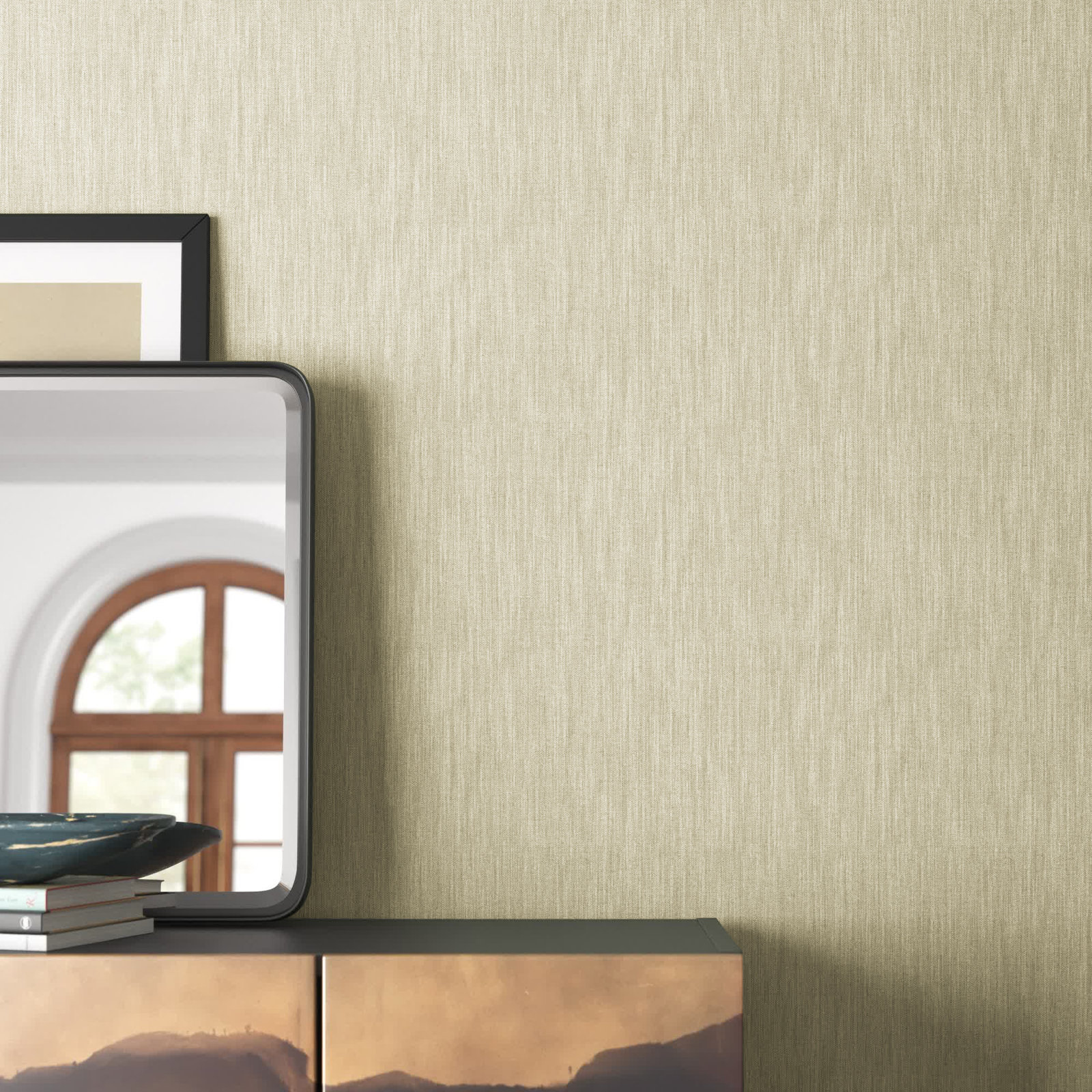 Kimpel Wallpaper, Light Brown