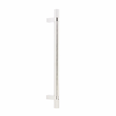 Emtek Select Appliance Pull 18" Center-to-Center w/ Rectangular Bar Stem & Knurled Pull (Concealed Surface Mount)