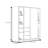 Modern Simple Push Pull Closet-109750791