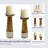 Wood Tabletop Pillar