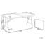 Outdoor Dining Table for 4 Caybree White-124205889