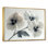 Décoration murale blanc blanc botanique beauté I - pensées