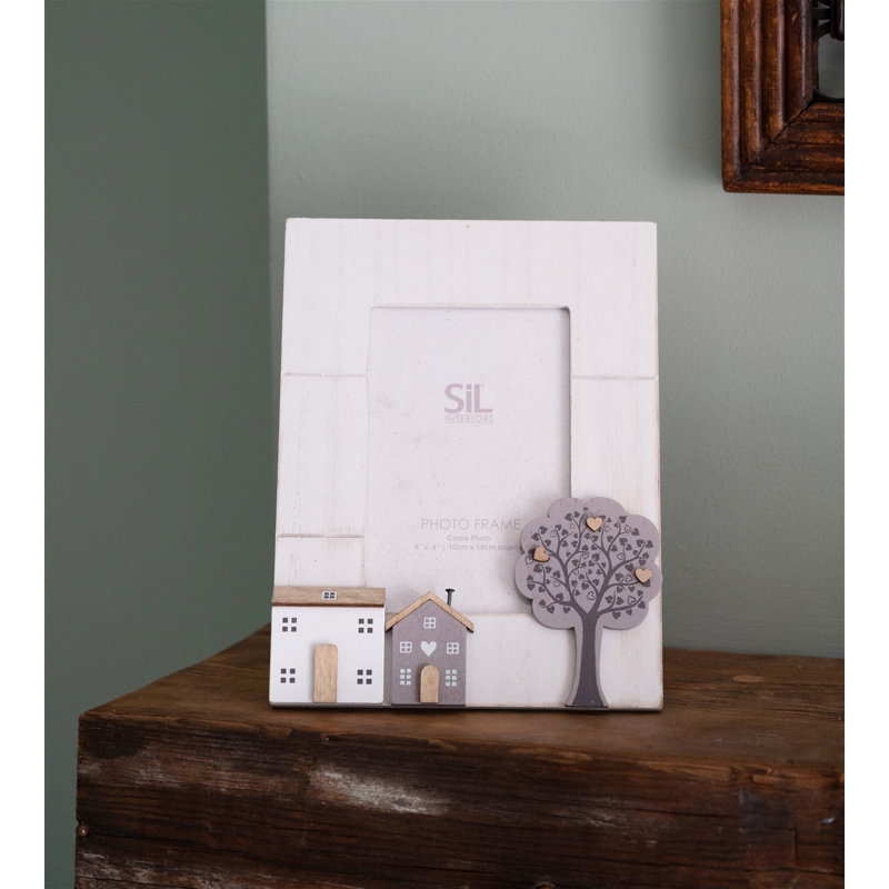 Cream Wood Picture Frame, 10 x 15 cm