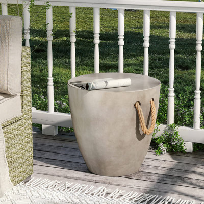 Outdoor Side Table Concrete Side Table