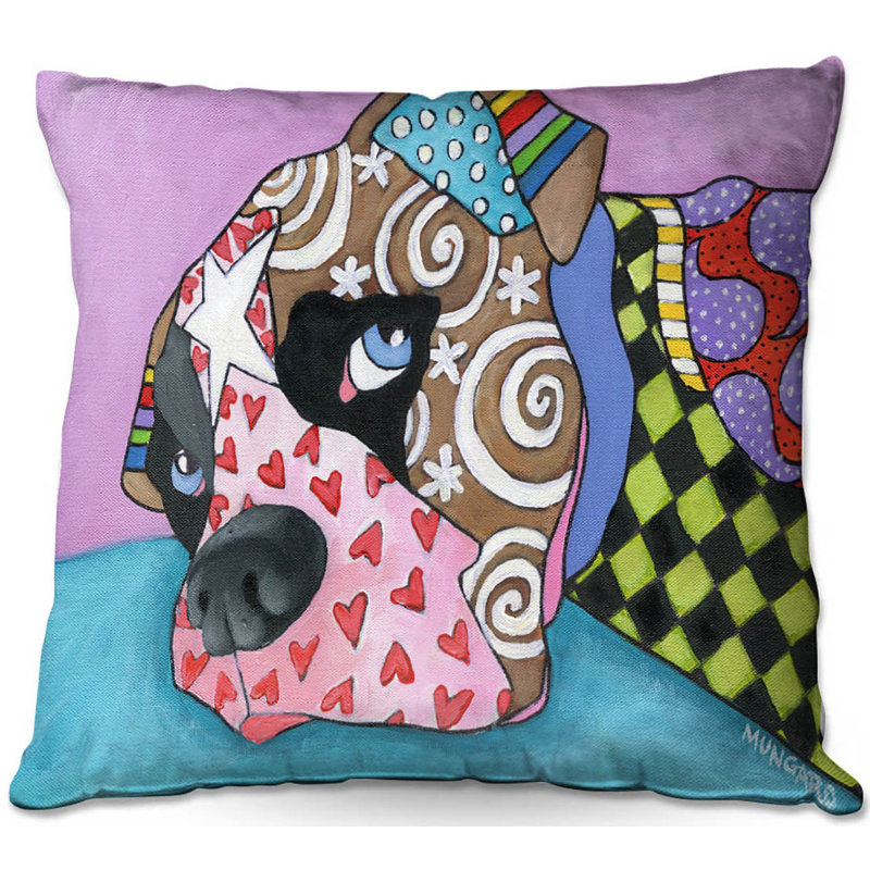 Reversible Throw Pillow, 16" x 16"