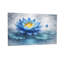 Plantes et fleurs, fleur de lotus bleue, reflet de l'eau, fond de ciel-299998293