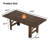 Dining Table for 6-8, 71" Long Large Wooden Farmhouse Kitchen Table with Thick Sturdy Frame, Rectangular Dining Room Dinner Table with Stable Triangular Legs for Kitchen,Office-657695517