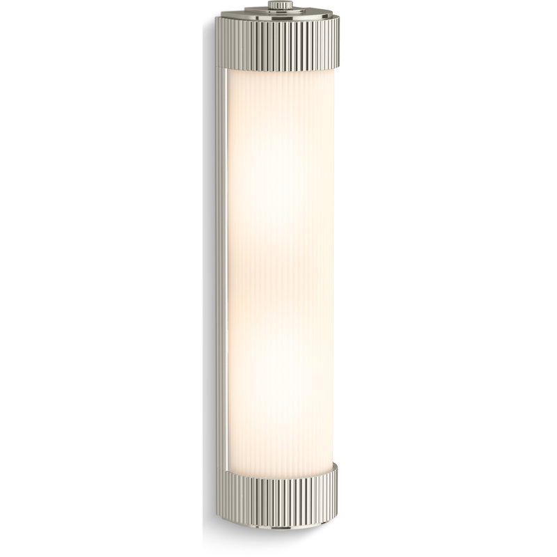 Tresdoux Two-Light Bath Bar, Polished Nickel