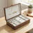 Solid Walnut Jewelry Storage Box With Removable Tray