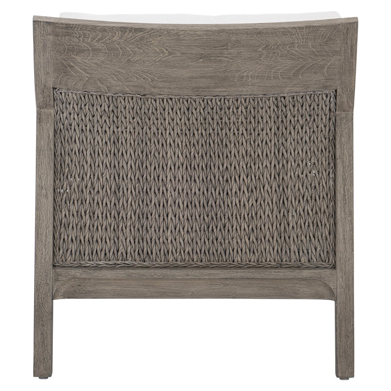 Ibiza Outdoor Teak Armchair, White Sunbrella 6063-000