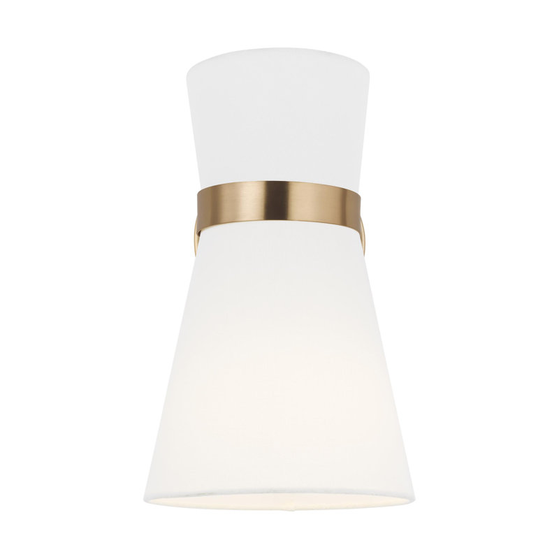 Clark 1 - Light Bath Sconce, Brushed Nickel, No