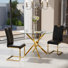 3 - Piece Round Glass Dining Set